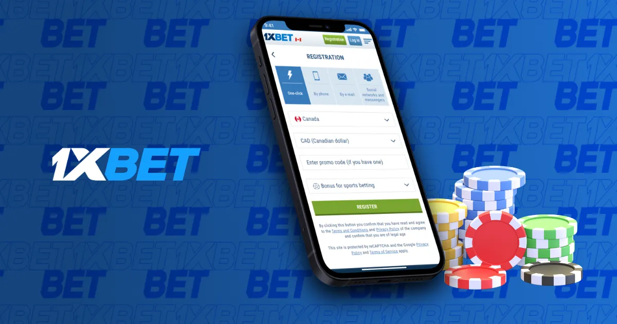 1xBet App Register or Login